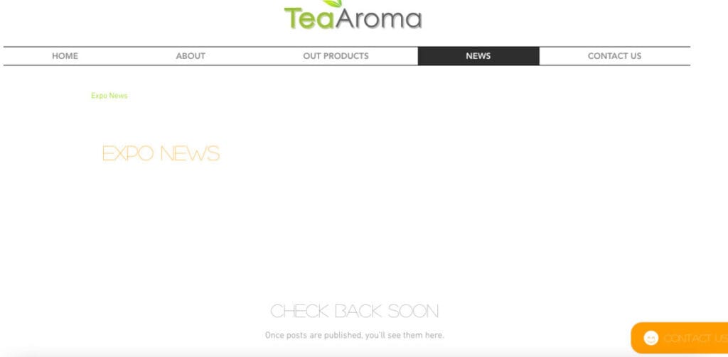 teaaroma 홈페이지
